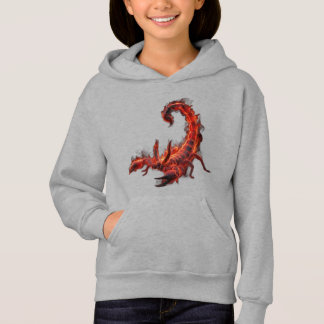 Mythisches Fantasie-Wesen: Brennender Skorpion Hoodie