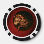 Mythisches Fantasietier Pokerchips (Rückseite)