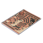 Mythisches Labyrinth-Notebook Notizblock (Linke Seite)