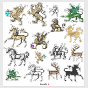Mythisches & magisches Set Aufkleber