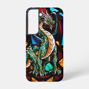 Mythisches Meisterwerk des gefestigten Glasdrachen Samsung Galaxy Hülle