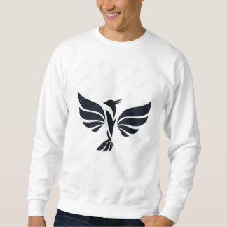 Mythisches Phoenix Bird Rising Logo Black Sweatshi Sweatshirt