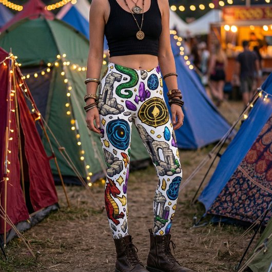 Mythisches Reichsmuster Leggings