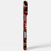 Mythisches rotes Drachendisplay Case-Mate iPhone Hülle (Rückseite / Rechts)