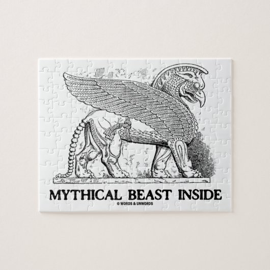 Mythisches Tier-Innere (Greif/Gryphon) Puzzle (Horizontal)