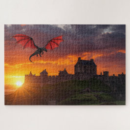Mythisches Walisisches Drachen-Puzzle Puzzle