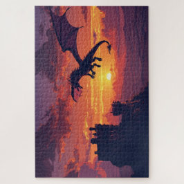 Mythisches Walisisches Drachen-Puzzle Puzzle