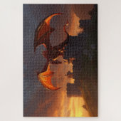 Mythisches Walisisches Drachen-Puzzle Puzzle (Vertikal)