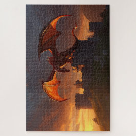 Mythisches Walisisches Drachen-Puzzle Puzzle