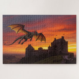 Mythisches Walisisches Drachen-Puzzle Puzzle