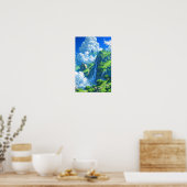 Mythisches World Huge Island Fantasy Poster (Küche)