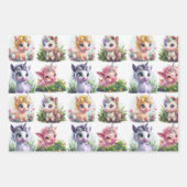 Mythisches Wrapping Paper Geschenkpapier Set (Vorderseite 2)