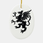 Mythological dragon keramik ornament (Vorne)
