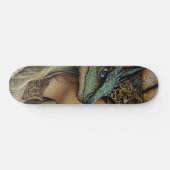 Mythological Dragon Nymph Girly Skate Deck Skateboard (Horizontal)