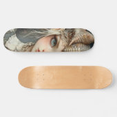 Mythological Dragon Nymph Girly Skate Deck Skateboard (Horizontal)