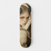 Mythological Dragon Nymph Girly Skate Deck Skateboard (Vorderseite)