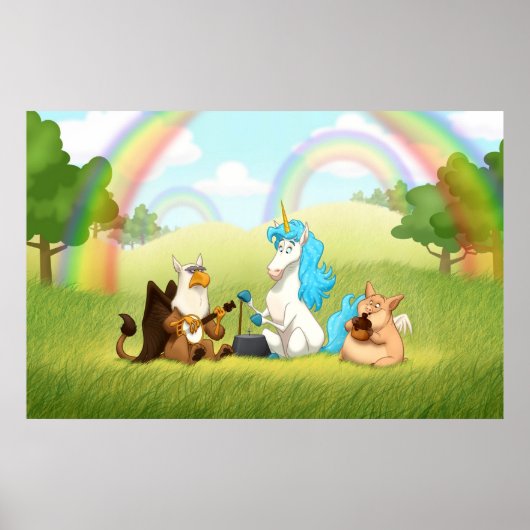 Mythological Jug Band Poster (Vorne)