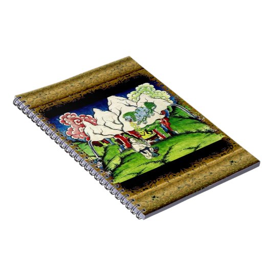 Mythological Lion Spiral Notebook Notizblock (Rechte Seite)