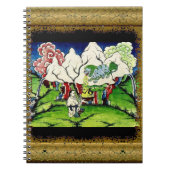 Mythological Lion Spiral Notebook Notizblock (Vorderseite)