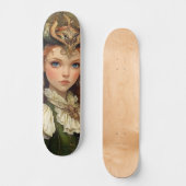 Mythological Nymph Girly Skate Deck Skateboard (Vorderseite)