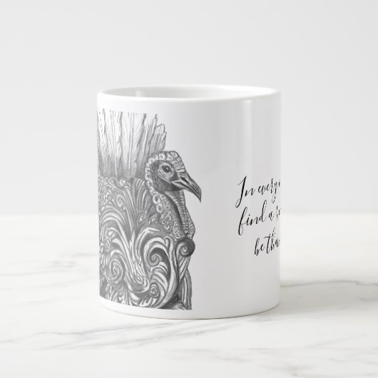 Mythological Turkey Mug Jumbo-Tasse (Vorderseite)