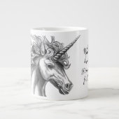 Mythological Unicorn Mug Jumbo-Tasse (Vorderseite)