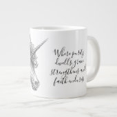 Mythological Unicorn Mug Jumbo-Tasse (Vorderseite Rechts)