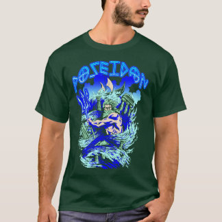 Mythologie der Poseidon-alten griechischen Götter T-Shirt