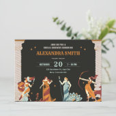 Mythologie goddes Heroes Einladung (Stehend Vorderseite)