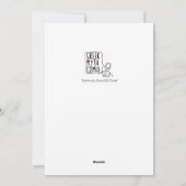 Mythologie-Weihnachtswagen Feiertagskarte (Rückseite)