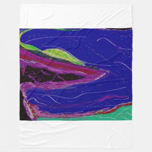 Mythologische Kunst-Fliesblanke Fleecedecke (Vorderseite)