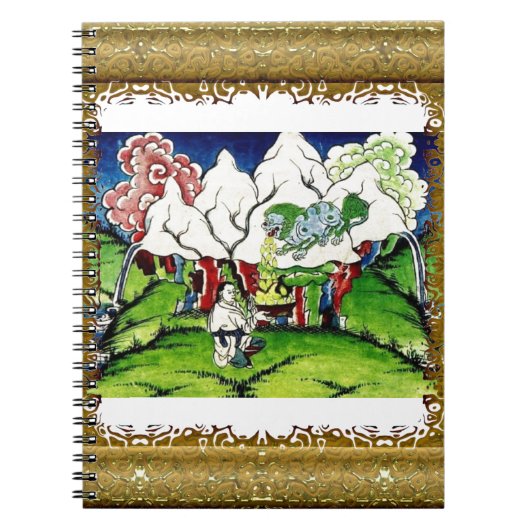 Mythologische Lion Notizblock (Vorderseite)