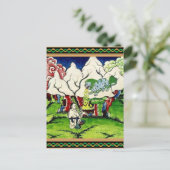 Mythologische Lion Postkarte (Stehend Vorderseite)