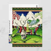 Mythologische Lion Postkarte (Vorne/Hinten)