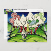 Mythologische Lion Postkarte (Vorne/Hinten)