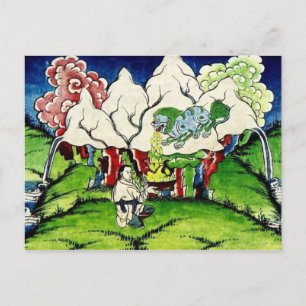 Mythologische Lion Postkarte