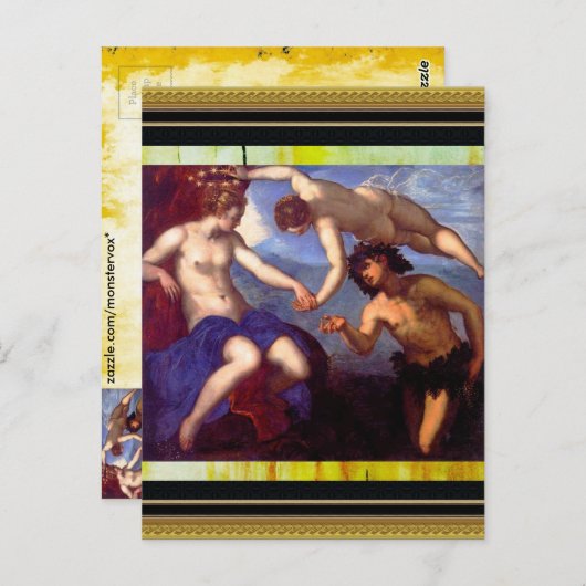 Mythologische Venus Postcard Postkarte (Vorne/Hinten)