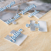 Mythologischer Blauhäher-Jigsaw-Puzzle Puzzle (Seite)