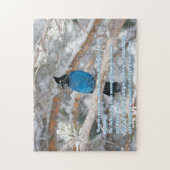 Mythologischer Blauhäher-Jigsaw-Puzzle Puzzle (Vertikal)