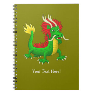 Mythologischer chinesischer Drache Notizblock