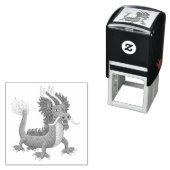 Mythologischer chinesischer Drache Permastempel (Beispiel)