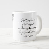 Mythologischer Phoenix-Becher Jumbo-Tasse (Vorderseite Rechts)