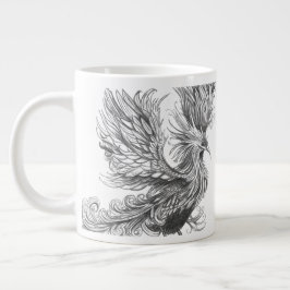 Mythologischer Phoenix-Becher Jumbo-Tasse