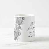 Mythologischer Phönix-Becher Kaffeetasse (Mittel)