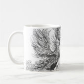 Mythologischer Phönix-Becher Kaffeetasse (Links)