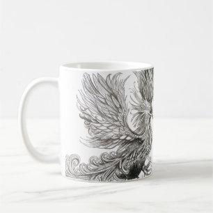 Mythologischer Phönix-Becher Kaffeetasse