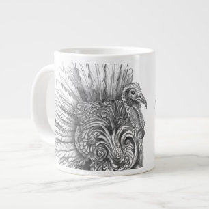 Mythologischer Truthahn-Becher Jumbo-Tasse