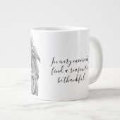 Mythologischer Truthahn-Becher Jumbo-Tasse (Vorderseite Rechts)