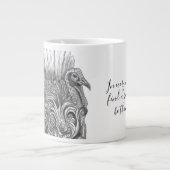 Mythologischer Truthahn-Becher Jumbo-Tasse (Vorderseite)
