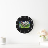 Mythologisches Dragon Runde Wanduhr (Zuhause)